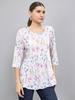 Monte Carlo Women Regular Fit Off White Top