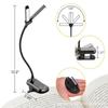 14-LED Type-C USB Dimmable Reading Lamp with Eye Protection for Dorm or Bedside