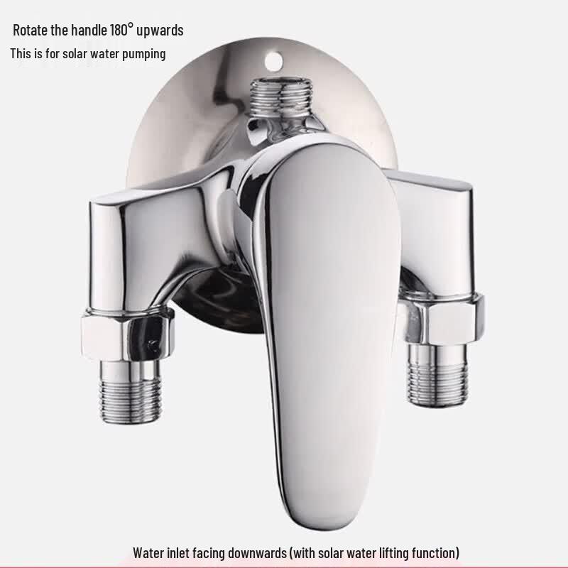 LINDONG Exposed Shower Faucet with Hot & Cold Mixer