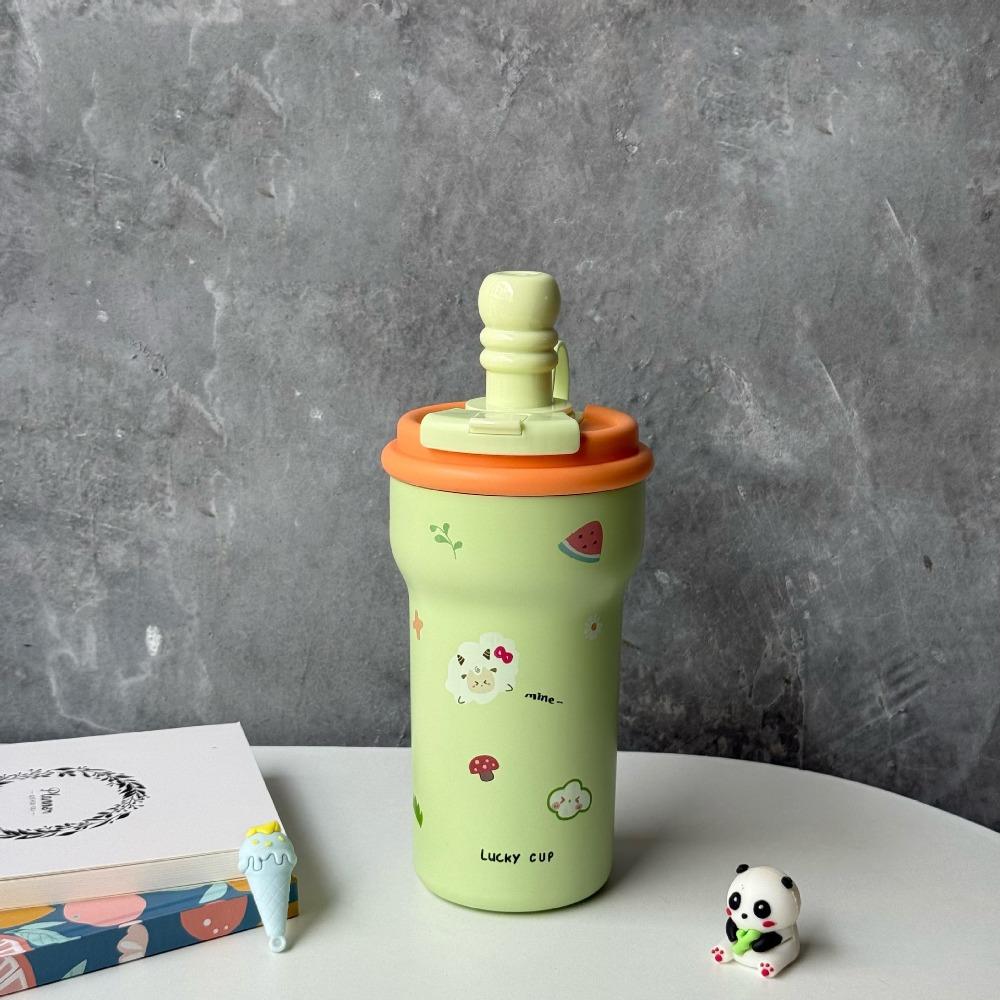 Stainless Steel Vacuum Cup 600ml Water Mug Cute Insulated Cup