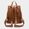 Fashi Women Backpack High Quality PU Leather Travel Backpacks for Girls School Bag Luxury Drawstring Waterproof Women's Bag