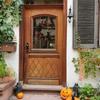 Cat Welcome Sign Moon Shaped Door Hanging Decorations Halloween Wreath  Indoor Outdoor Decorations