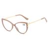 2528 Cat Eye Anti-Blue Glasses Women'S Fashion Cat Frame Ultra-Light Middle-Aged And Elderly High Definition Reading Glasses