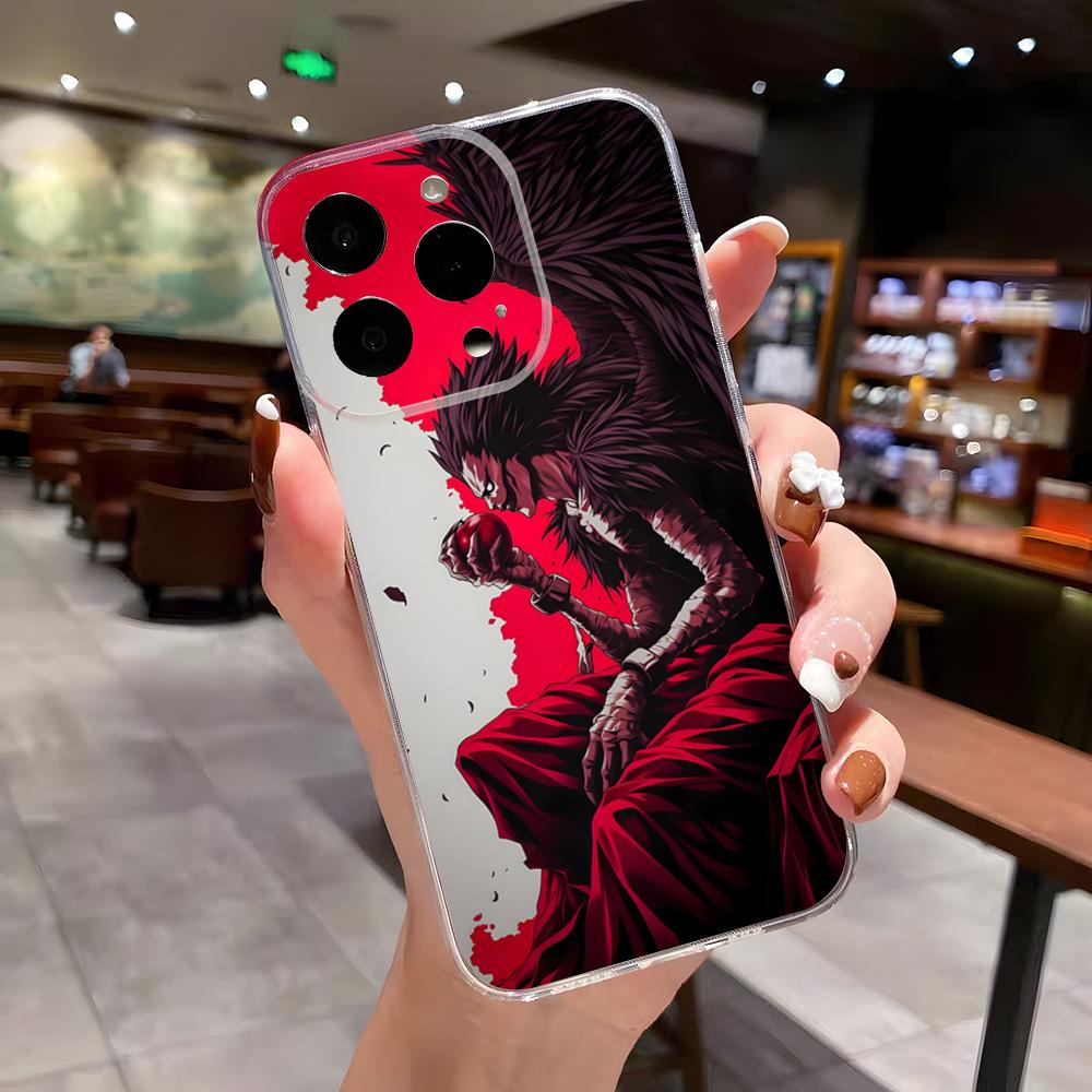 Death Note Yagami Light L Lawliet Phone Case For IPhone 17 Air 16 E 15 14 13 12 Mini 11 Pro Max Anti Transparent Drop Cover