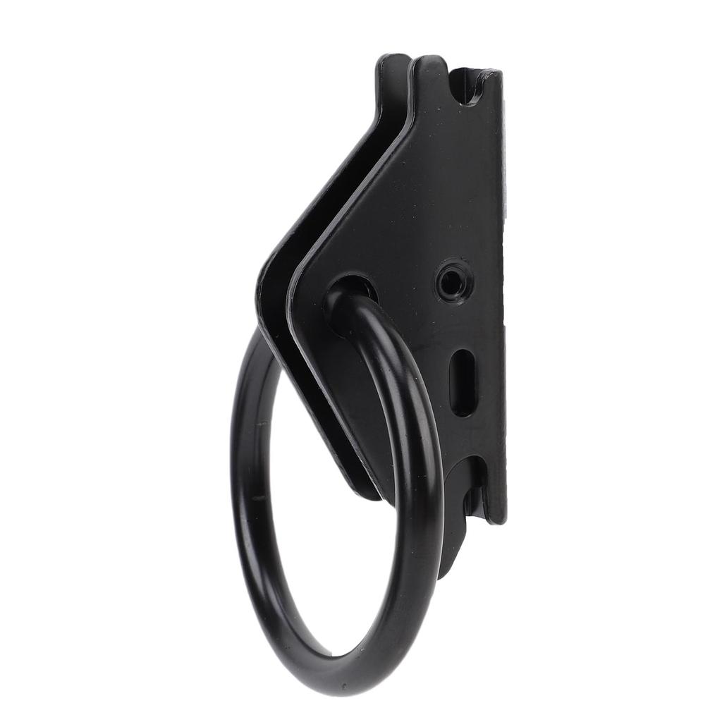 10PCS E Track O Rings Tie Down Anchors Heavy Duty Steel Secure Cargo in Trailers Trucks Working Load Limit 2500lbs Black