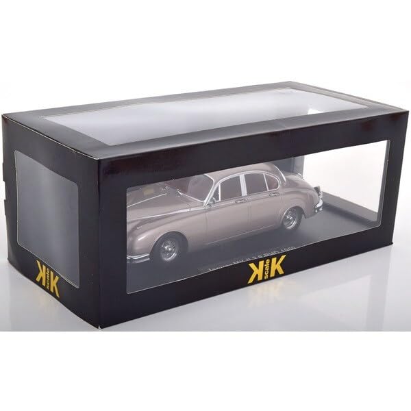 KK-SCALE Jaguar Miniature Car 1/18 JAGUAR MK II 3.8 1959 RHD (Pearl Silver) KKDC181012