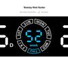LED Digital Wall Clock with Bluetooth & Auto Time Sync for Living Room - Model 6667