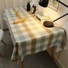 Tablecloth Waterproof and Oil-proof Wash-free Desk Rectangular Dining Table Tablecloth Coffee Table PVC Table Mat