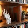 3D Printing Ghost Hand Book Stand Gothic Style Book Storage Rack  Tabletop Decor