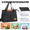 1pcs Stylish Insulated Bag Outdoor Travel Crossbody Bag Large Capacity Lunch Box Storage Bag Work Commute Bento Insulated Tote