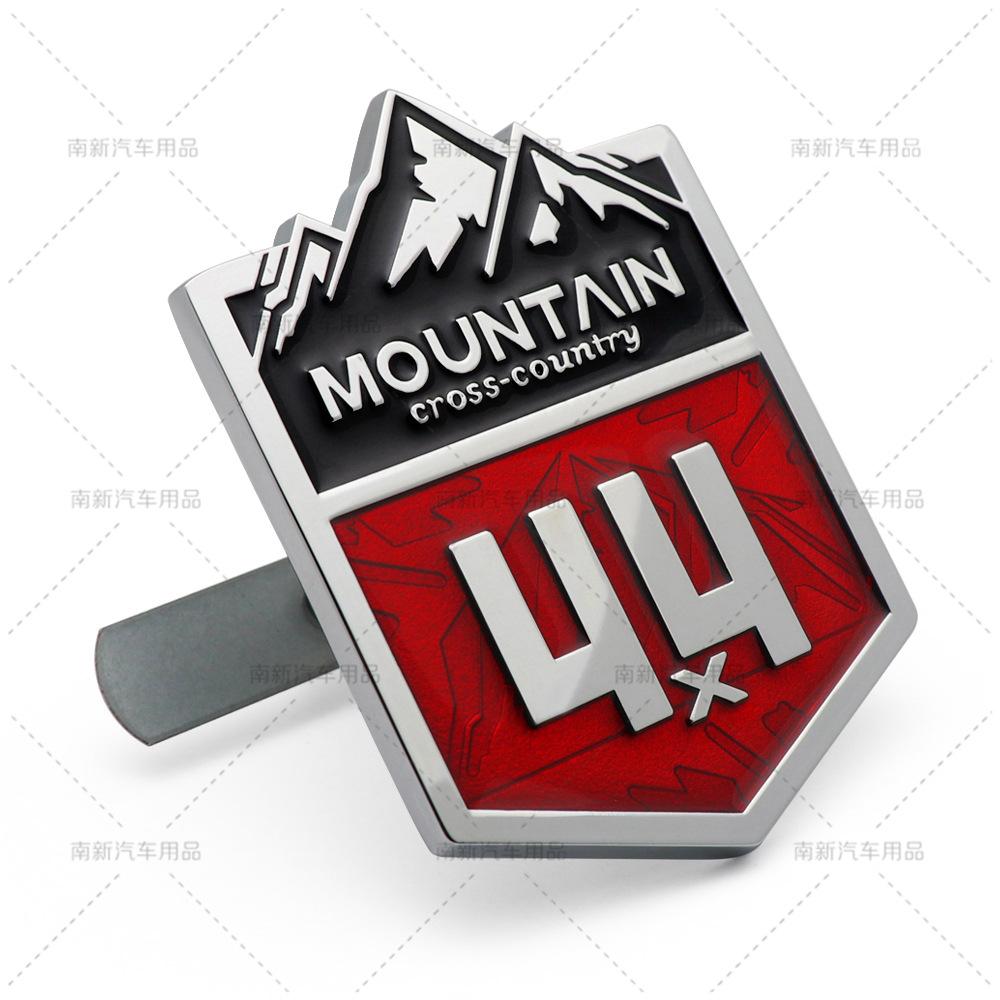 Kovový odznak 4X4 Mountain Cross Country Znak Nálepka na mřížku Auto Samolepky pro Compass Grand Cherokee Wrangler Auto Styling