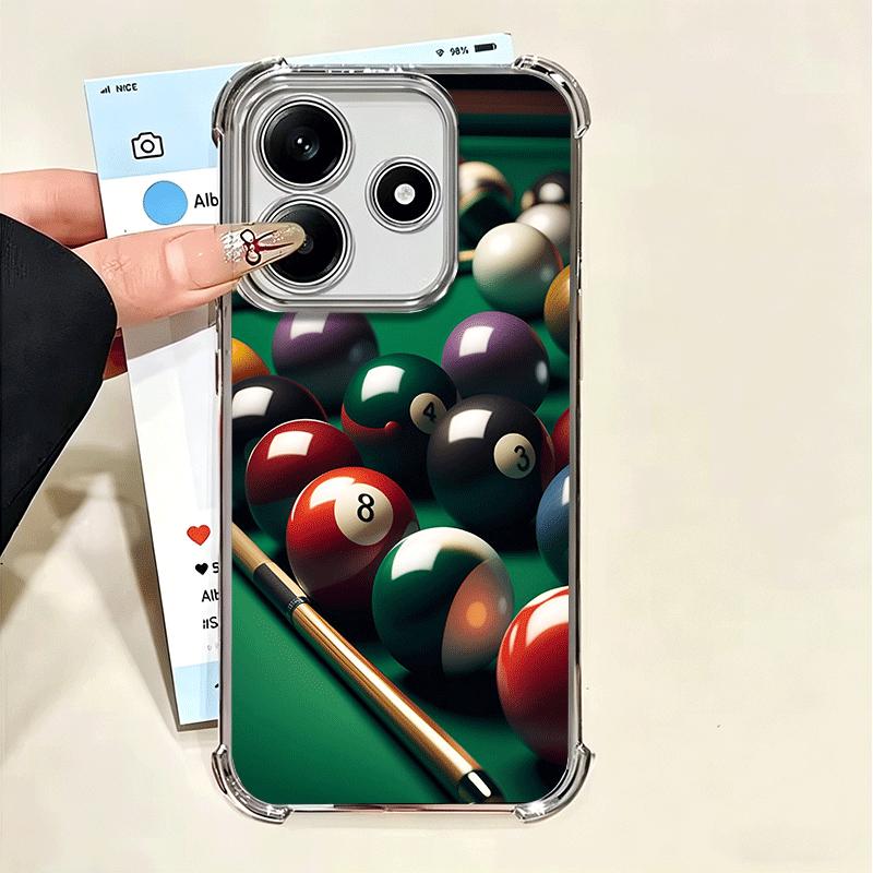 

Number Eight Billiard Ball Soft Phone Case For Xiaomi Poco X7 X8 Pro Max X6 X5 X3 F8 Ultra F7 M8 M7 M5S Redmi 15C 15A 15 14C 13C Xiaomi Redmi 15A 5G