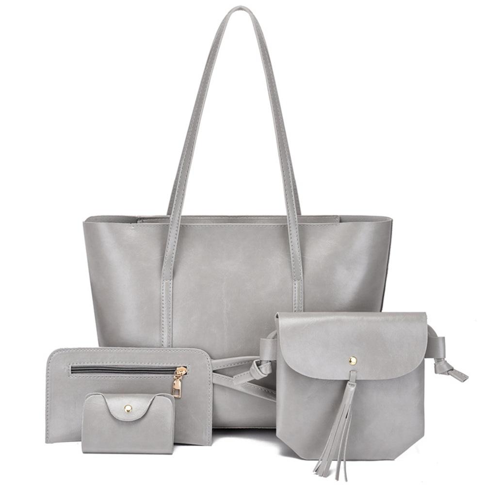 Women's Bag, Large Capacity Handbag, Fashionable Four-piece Set, Mother-in-law Bag, Shoulder Bag, Crossbody Bag