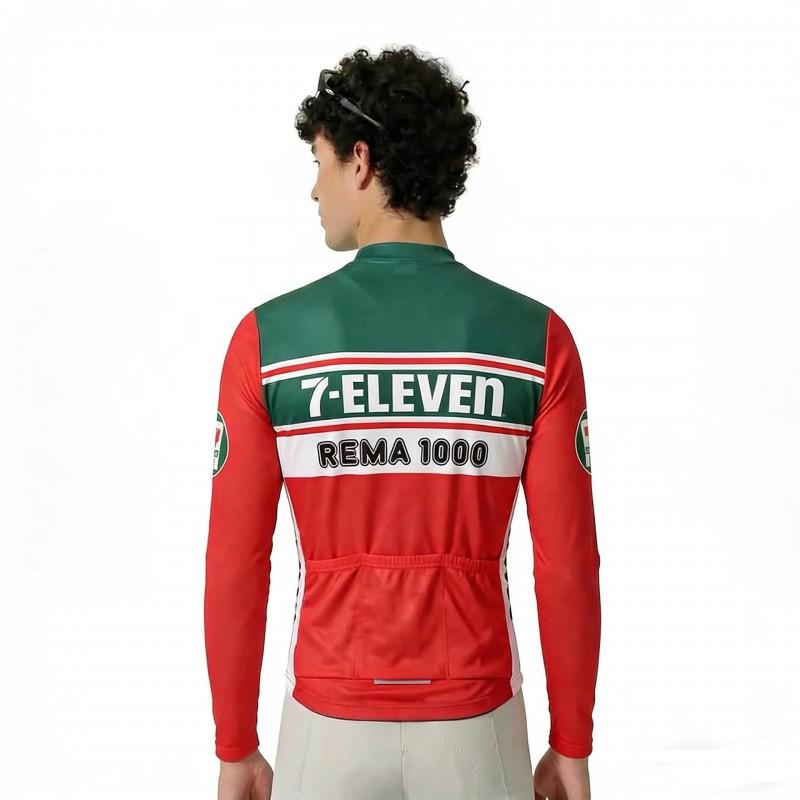 Mens Long Sleeve Cycling Jersey Uno-X Team Edition Quick Dry Breathable Road Bike Apparel