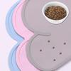 Silicone Pet Food Mat Cloud Shape Dog Cat Bowl Mat Anti-Slip Waterproof Pet Feeding Mat Placemat