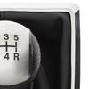 Ford Focus Mk2 04-08 SILVER Gear Shift Knob + Gaiter with CHROME Frame 5 SPEED