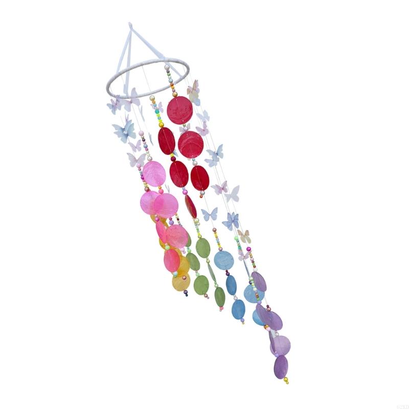 62KD Butterfly WindChimes Materials Pack Hanging Ornaments Outdoor Garden Pendent Room Decoration Home Wall Hanging