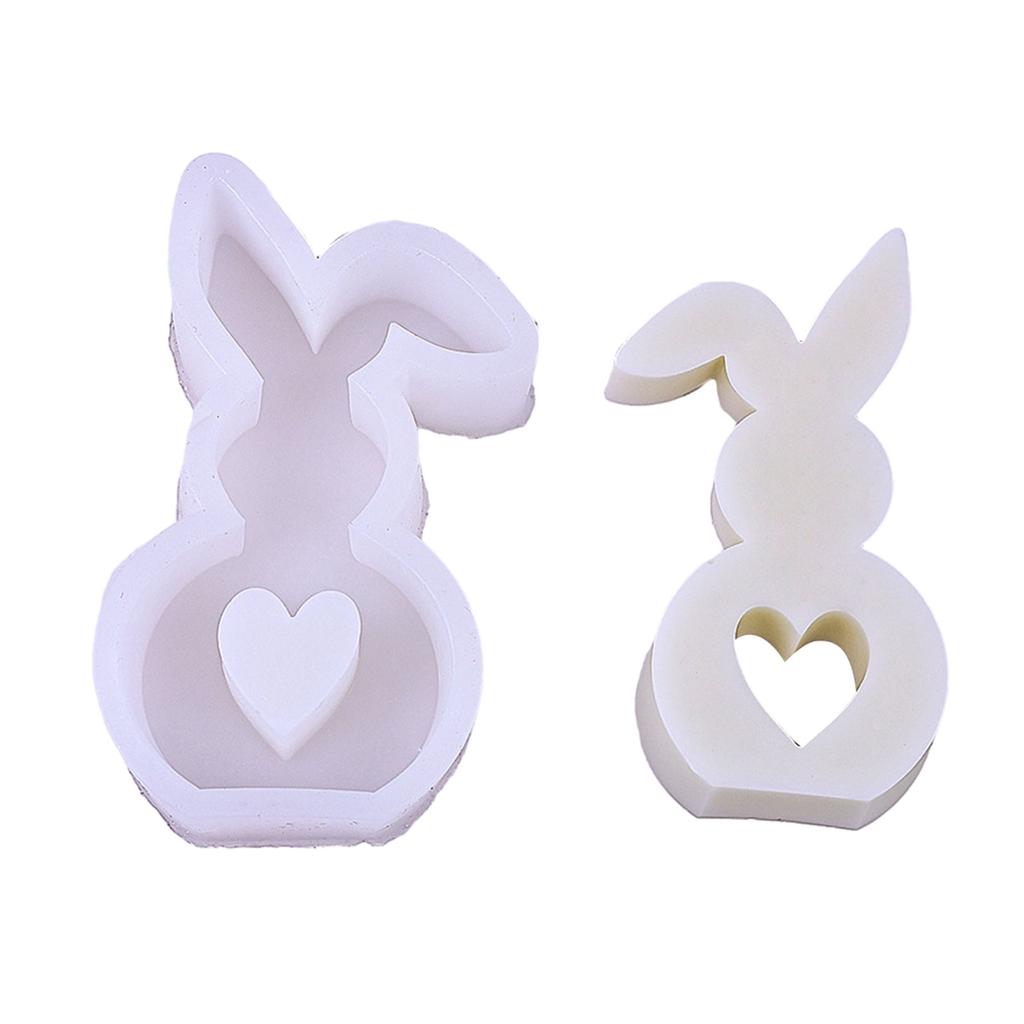 Easter Dessert Molds Easy to Use Silicone Cake Mold Cute Rabbit Shape Baking Utensil Perfect Gift for Pastry Enthusiasts