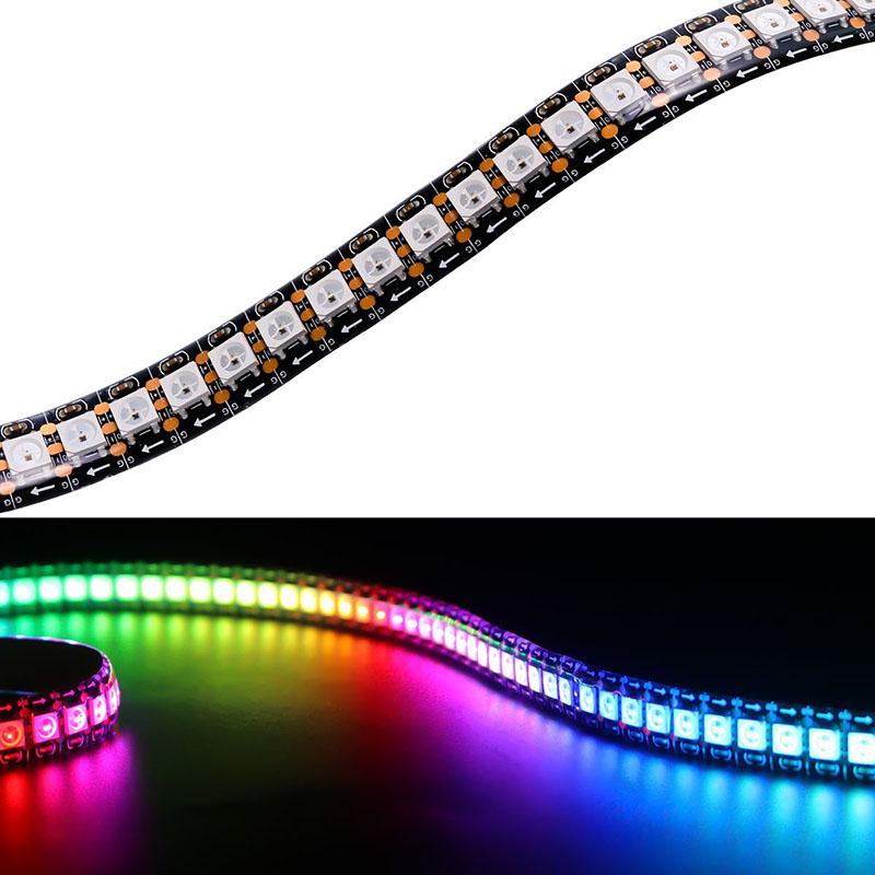 LED Streifen Programmierbare LED Lichter Vollfarbige LED Pixel Streifen Beleuchtung 2812B DC5V DIY PCB Wasserdicht für Party Hochzeit Feiertag