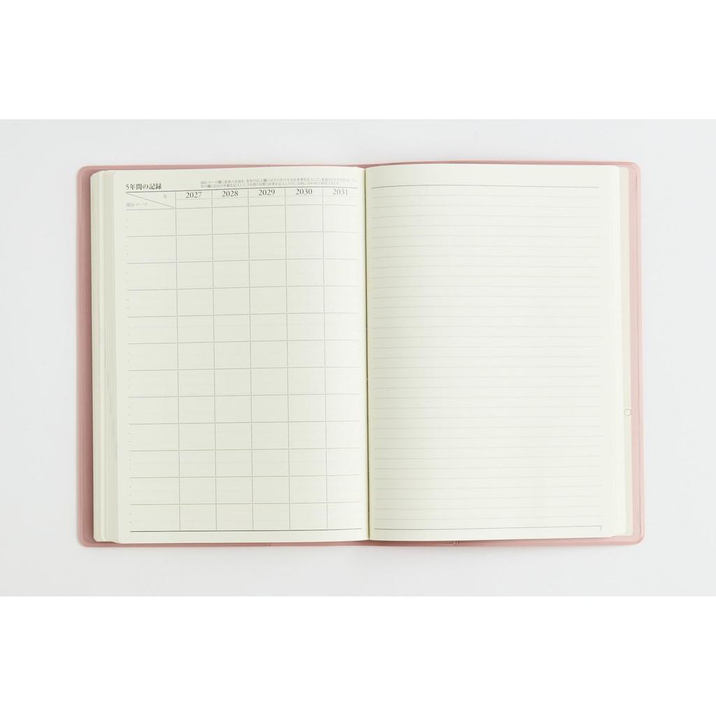 Takahashi Shoten 2027 A5 5-Jahres Schreibtischkalender Planer Rosa Nr. 483 Januar Start Japan Import