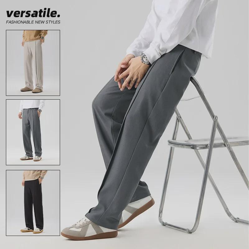 2025 Herren Hochwertige Locker Geschnittene Straight-Leg Sporthose für Herbst und Winter