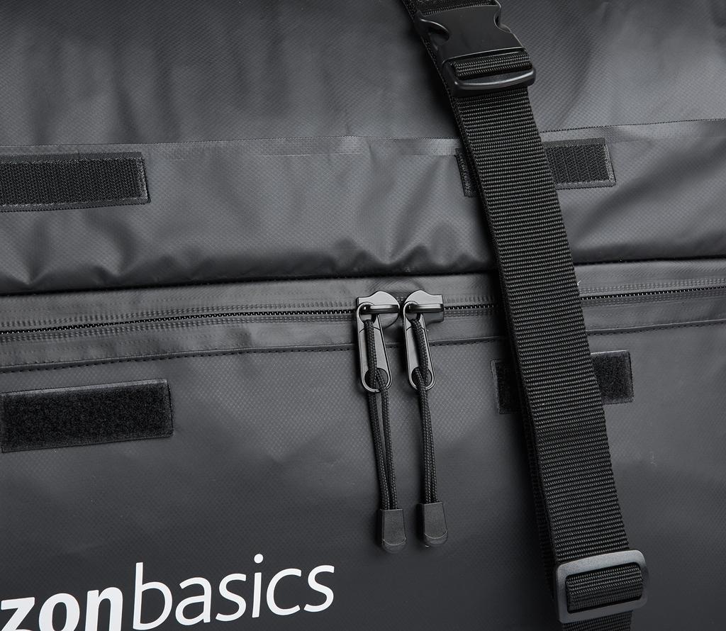 Amazon Basics Camping/Travel Rooftop Cargo Bag, Black, 425L Capacity, Waterproof
