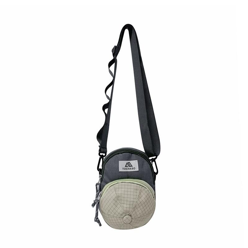 Color Double Checkered Children Shoulder Bag Outdoor Travel Casual Bag Crossbody