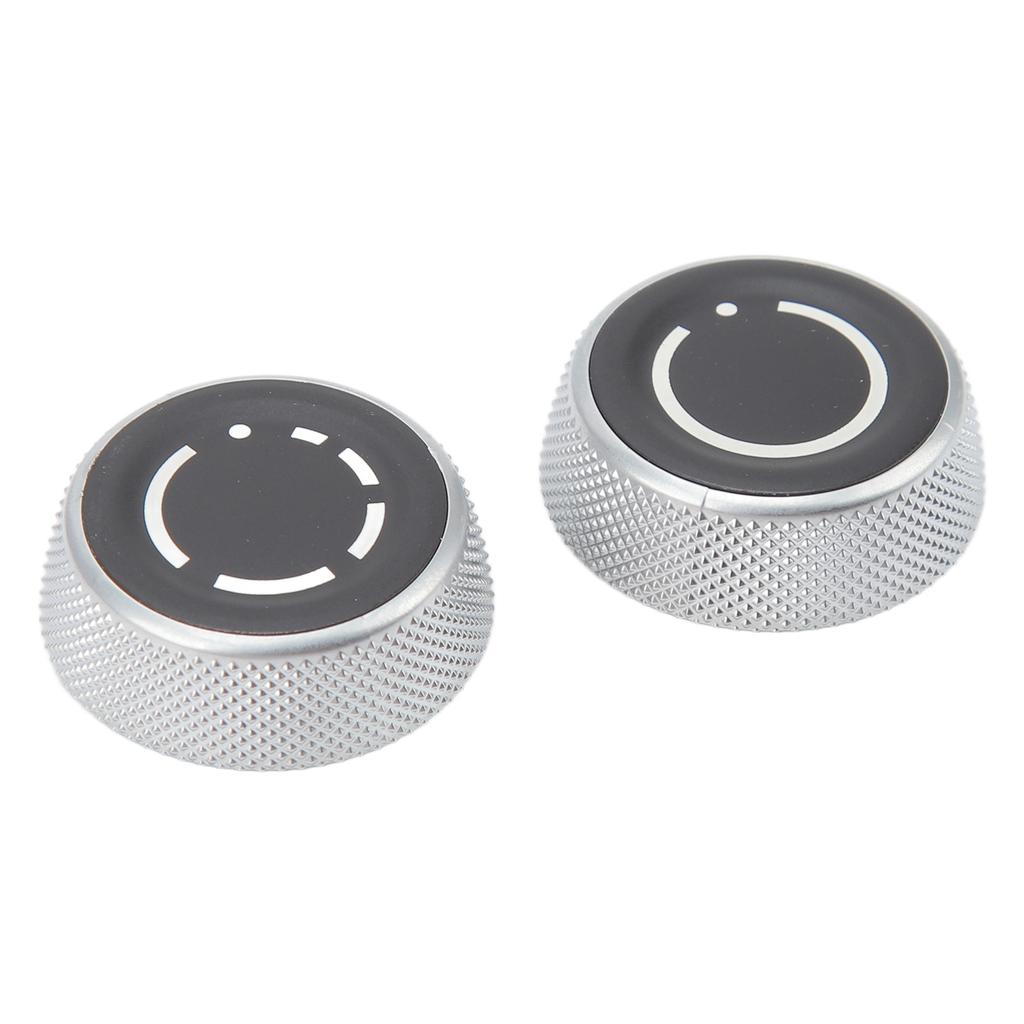 2Pcs Volume Control Knob Left and Right Rotation Button Rotatable Adjust Knob for Panamera Cayenne 911