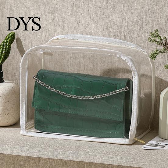 Waterproof Purse Protector Clear Dust Cover Bag for Handbags And Purses, Hanging Closet Organizer EVA Storage Organizer, Transparent Shape Retaining