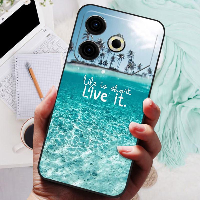 Für Tecno Pova 6 Neo Hülle Pova6 Neo Luxus Handy Silikon Rückseite Für Tecno Pova 6 Neo Hüllen Pova 6Neo Schutzhülle Capas