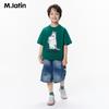 M.Latin Boys' Cartoon Print Short Sleeve T-Shirt