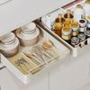 Heavy Duty Drawer Type Storage Tray Pull-out Spice Box Storage Rack Cabinets Organizer  Under Sink