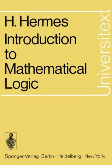 Bok Introduction To Mathematical Logic
