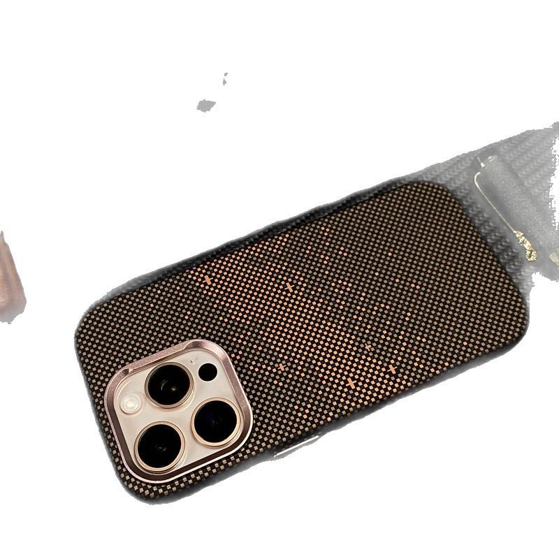 Starry Sky Suitable for IPhone16promax Kevlar Carbon Fiber Magnetic Apple 15 Skin Feeling Protective Cover 14