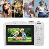 5K Digital Camera 75MP HD 18X Digital Zoom Autofocus Retro Mirrorless Camera with 3 Inch Screen for Travel Photography