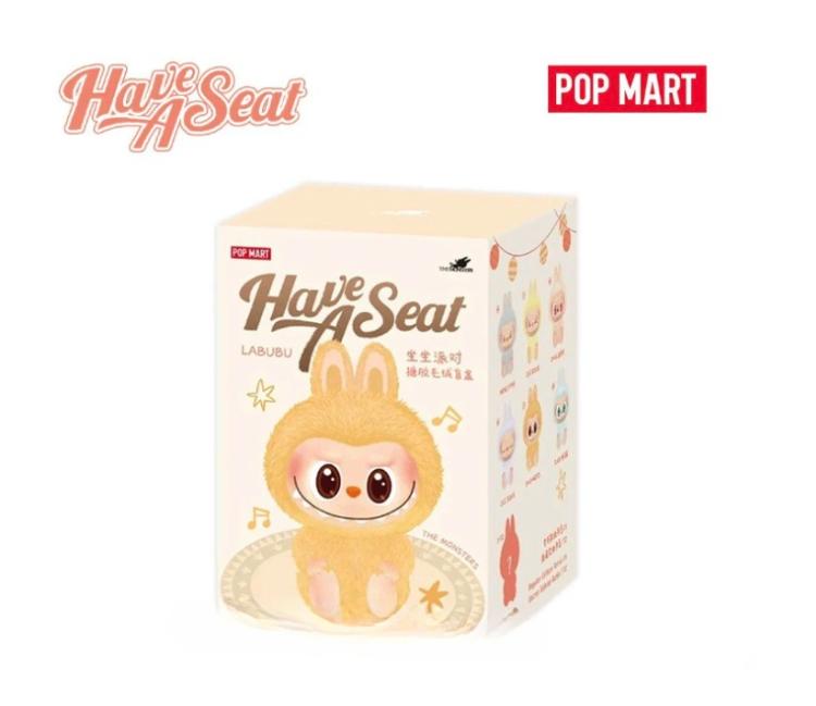 

POP MART Лабубу 2.0 брелок серия have a seat - милая коллекционная игрушка (одна коробока или 6 рандомных) Blind box-One piece