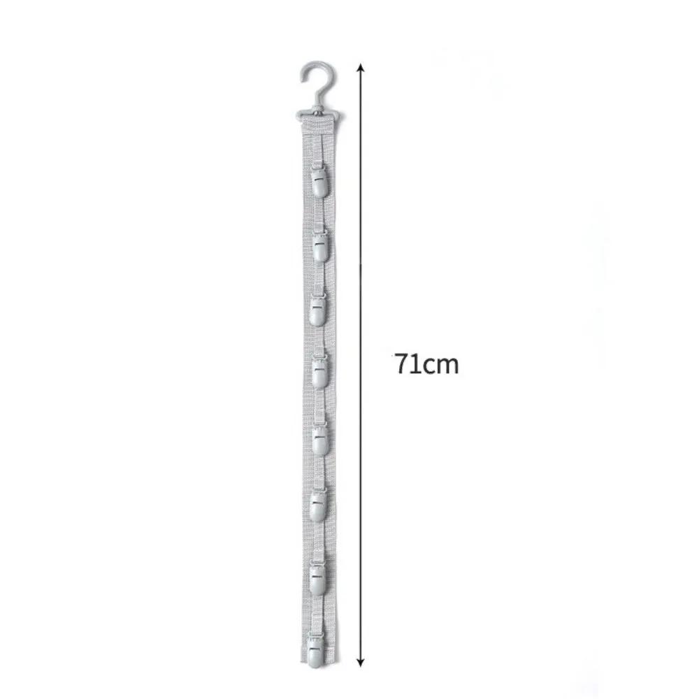 Portable with 8 Clips Wardrobe Hat Rack with Hook Multipurpose Hat Storage Clips Space Saving Hat Hanger Door