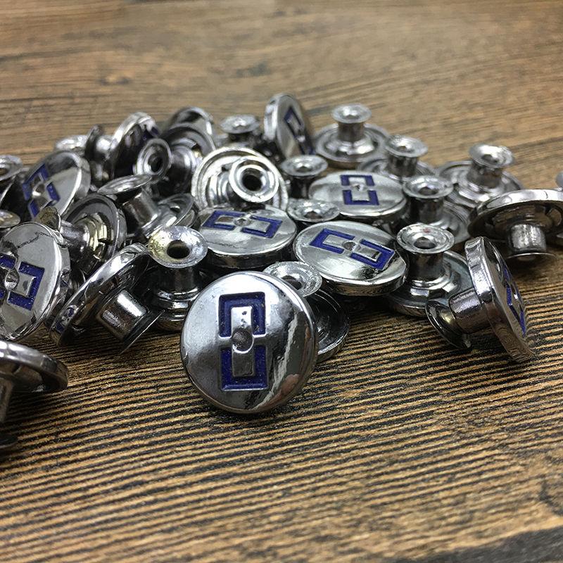 

Круглая металлическая пуговица с надписью cc, джинсовая одежда, аксессуары для пуговиц, высококачественная пряжка, яркая поверхность