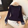 Women's Korean Style Slimming Thermal Long-Sleeve Casual T-Shirt, 2025 Autumn/Winter Collection