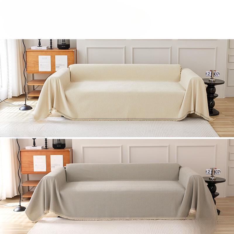 Chenille Sofa Towel Full-Cover Sofa Cushion Cover Cloth Slipcover Double-Sided Modern Simple Cover Cover Four Seasons Universal
