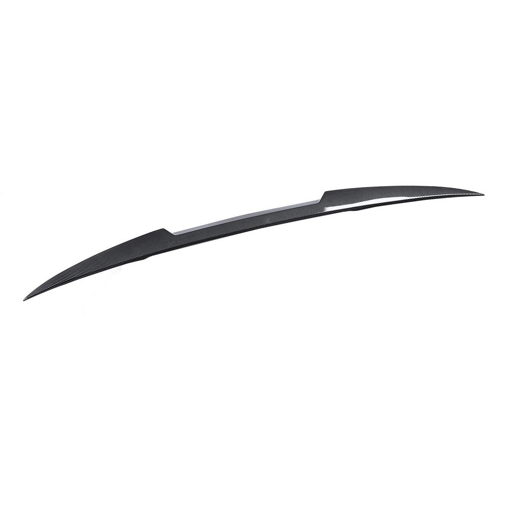 Rear Trunk Spoiler Enhanced Aerodynamics M4 Style Carbon Fiber Look Trunk Lid Spoiler Wing for 3
