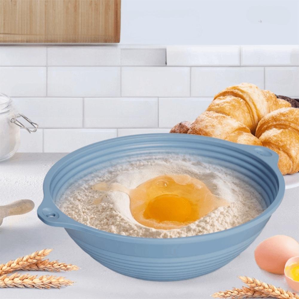 Silicone Dough Proofing Bowl Foldable Dough Fermentation Basket Bread Proofing Basket  Sourdough