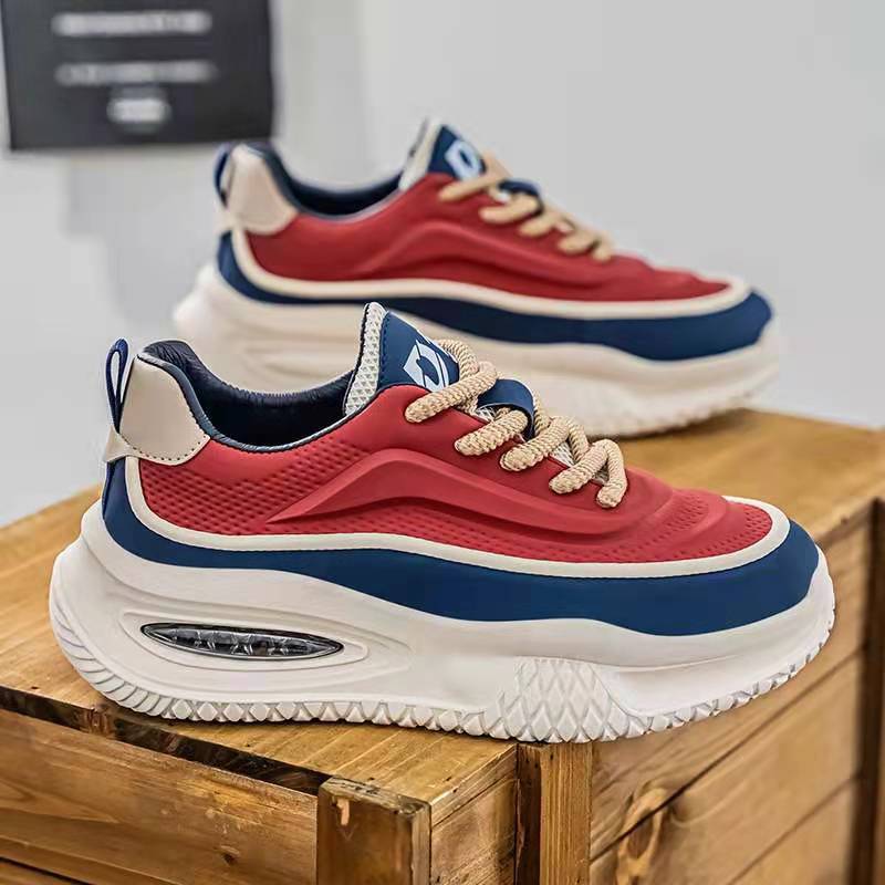Summer casual sports shoes light luxury niche design teen students campus dad shoes