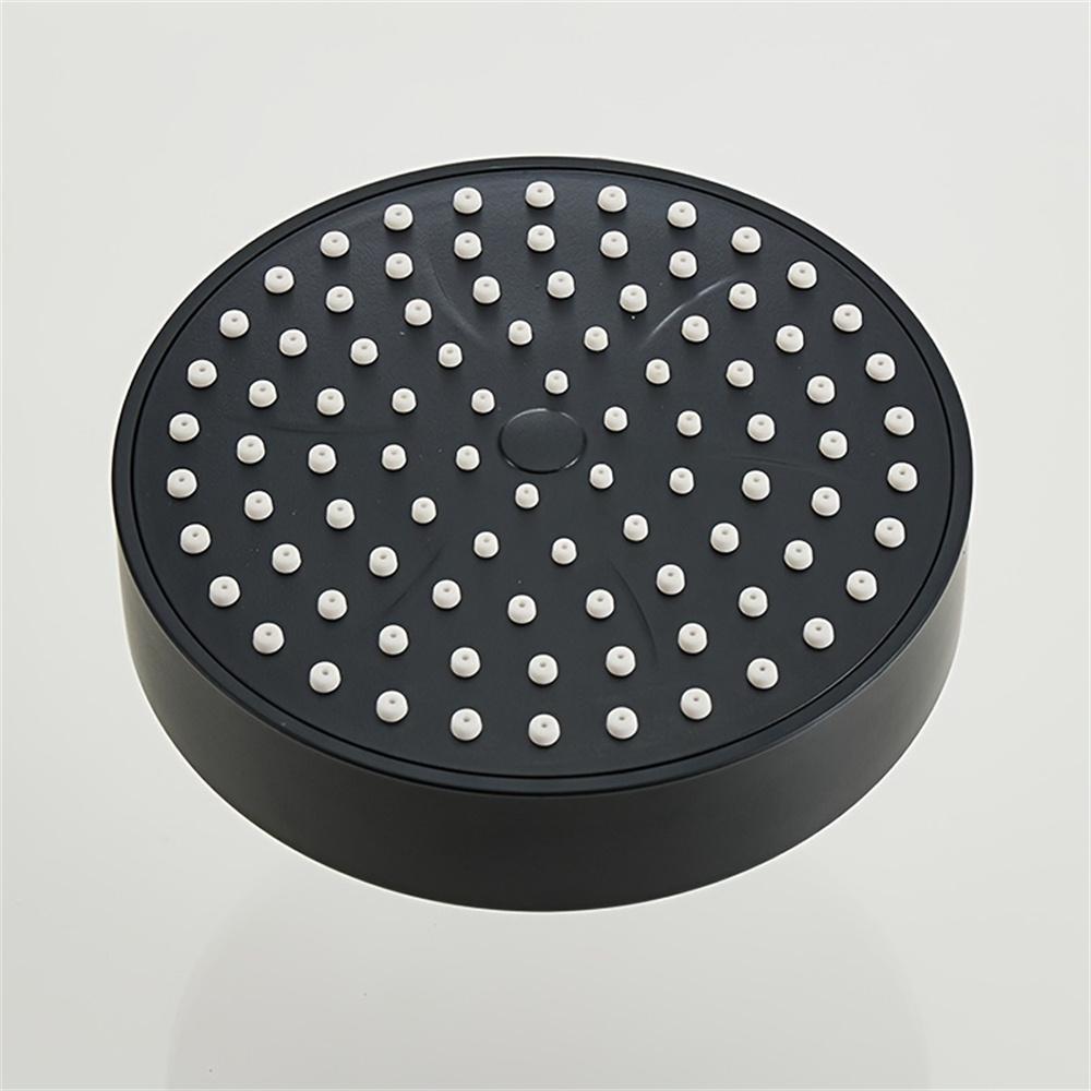 1 Piece of Bathroom Facilities 4 Inch Black Faucet Replacement Exquisite and Compact Shower Head Decoration