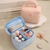 Makeup Bag with Handle Large Capacity Cosmetic Storage Portable Travel Toiletry Bag