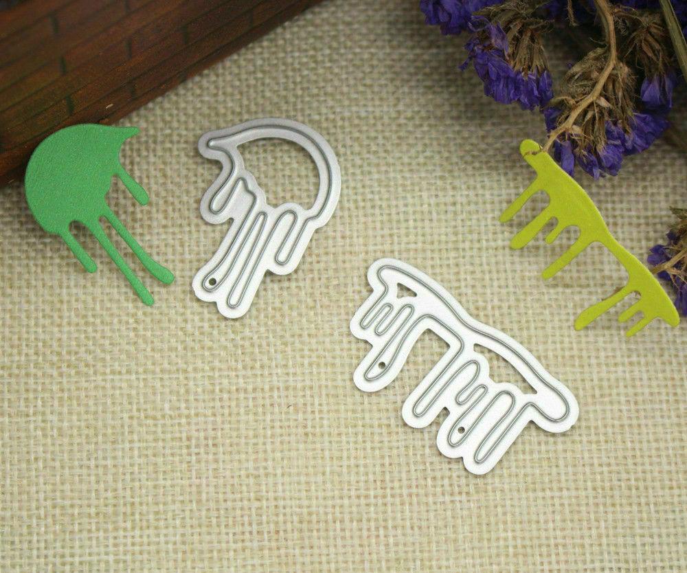 Halloween Blut Stanzformen Metall Schablone DIY Scrapbooking Album Papier Karte Prägung Handwerk Gestanzte Handwerk Malerei Drucken