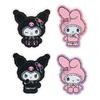 Sanrio Sticker Set Saro My Melody Acrylic Ages 415171 (Mellow Miusa) & Kuromi, Paper, PVC, Resin, 3+,