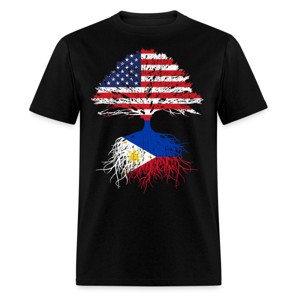 

Philippines root and America tree shirt Filipino T-Shirt Flag size S-6XL 3XL