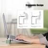 2PCS Portable Keyboard Riser Self-Adhesive Mini Laptop Stand Invisible Computer Keyboard Stand for MacBook Pro/Air NoteBook