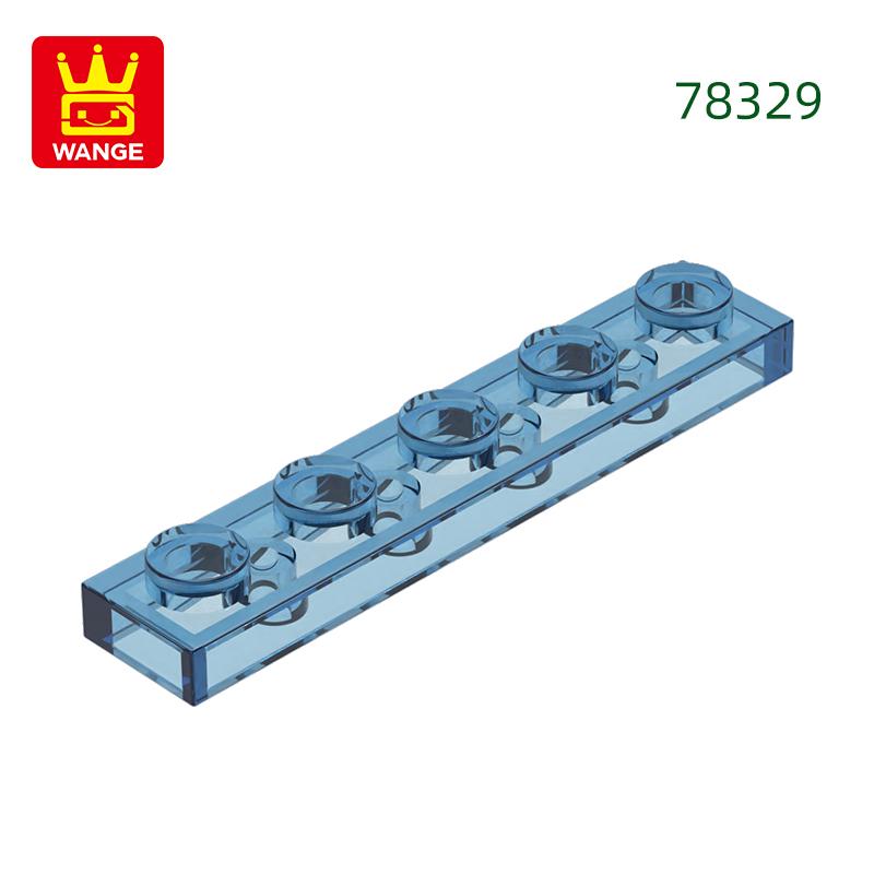 Non-Toxic 124Pcs/Lot Plate 1X5 Holes Block Moc Color Accessories Compatible With 78329 Brick Diy Children Toy Assembly Parts